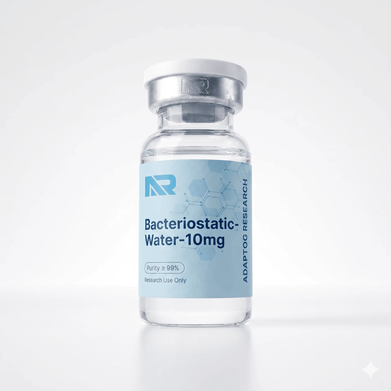 Bacteriostatic Water — sterile laboratory diluent, 99.9%